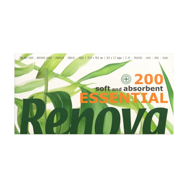 Lenços Faciais Essencial 200