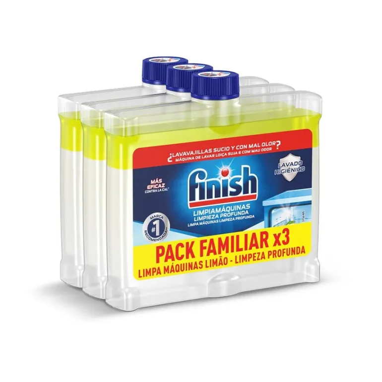 Limpa Máquina da Loiça Limão Pack 3