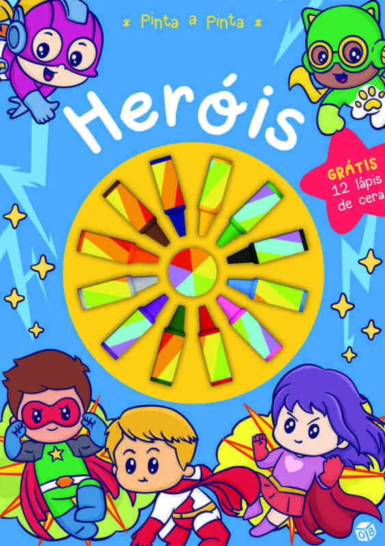 Livro de Colorir - Heróis