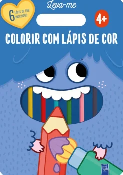 Livro de Colorir - Leva-me Colorir com Lápis Cor Lilás