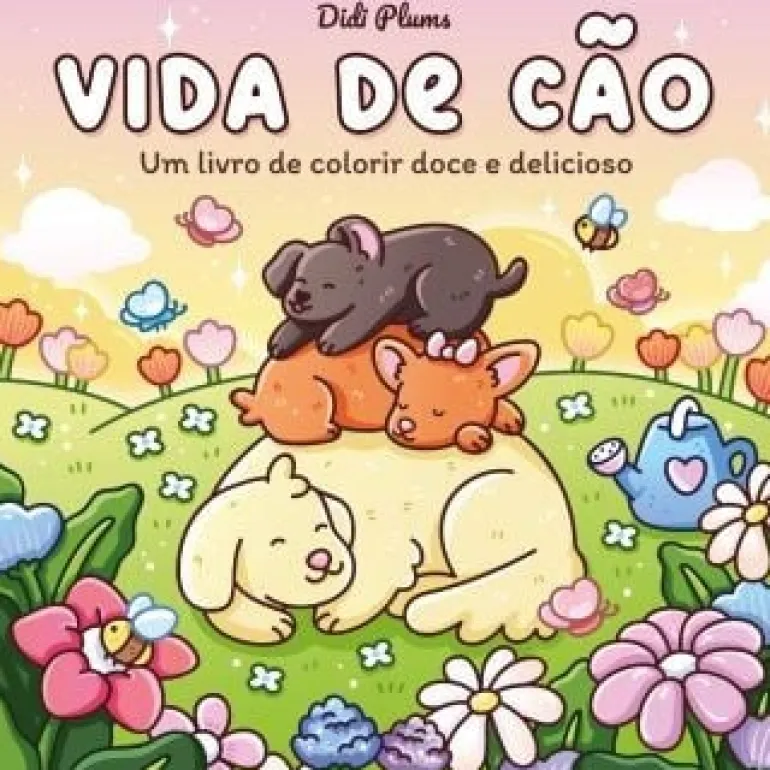 Livro de Colorir - Vida de Cão