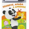 Livro Escreve, Apaga e Aprende - Canal Panda