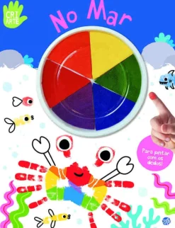 Livro para Pintar com os Dedos - No Mar