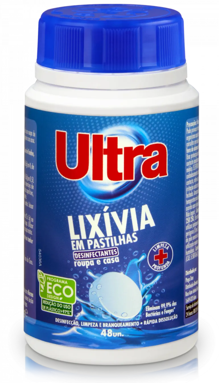 Lixívia em Pastilhas