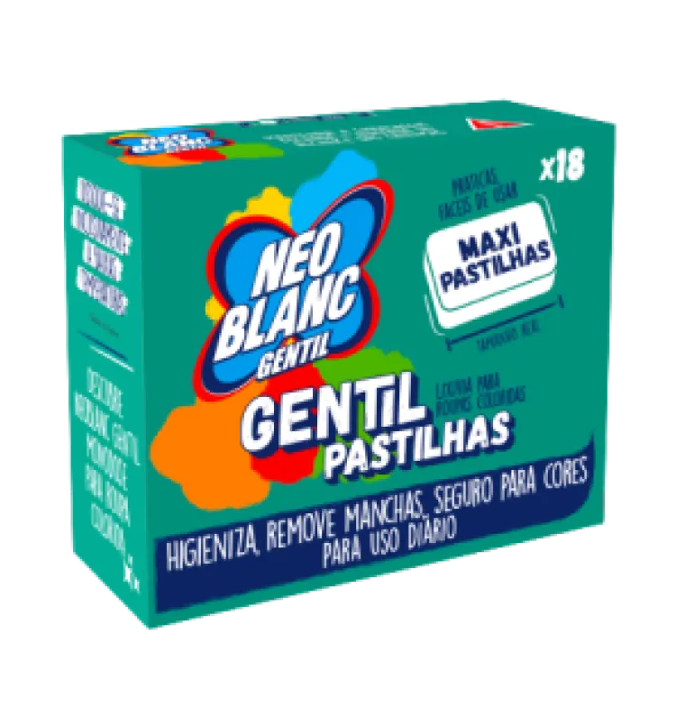 Lixívia Gentil em Pastilhas