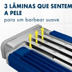 Lâminas Descartáveis Blue3 Smooth (4+2)