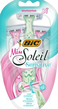 Lâminas Descartáveis Miss Soleil Sensitive