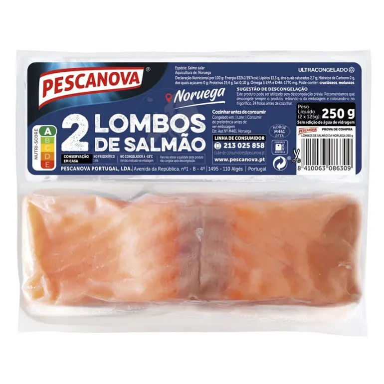 Lombos de Salmão Congelados