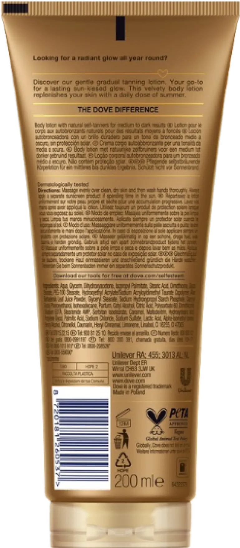 Loção Autobronzeadora Summer Revived Para Pele Escura