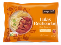 Lulas Recheadas com Chouriço Congeladas