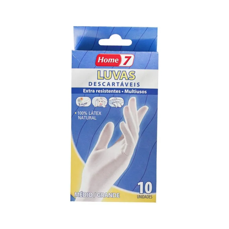 Luvas de Limpeza Descartáveis Médio/Grande