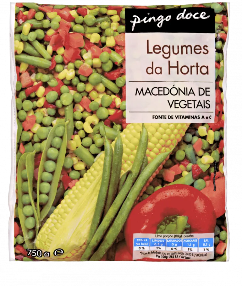 Macedónia de Vegetais Congelada