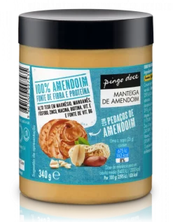 Manteiga de Amendoim com Pedaços