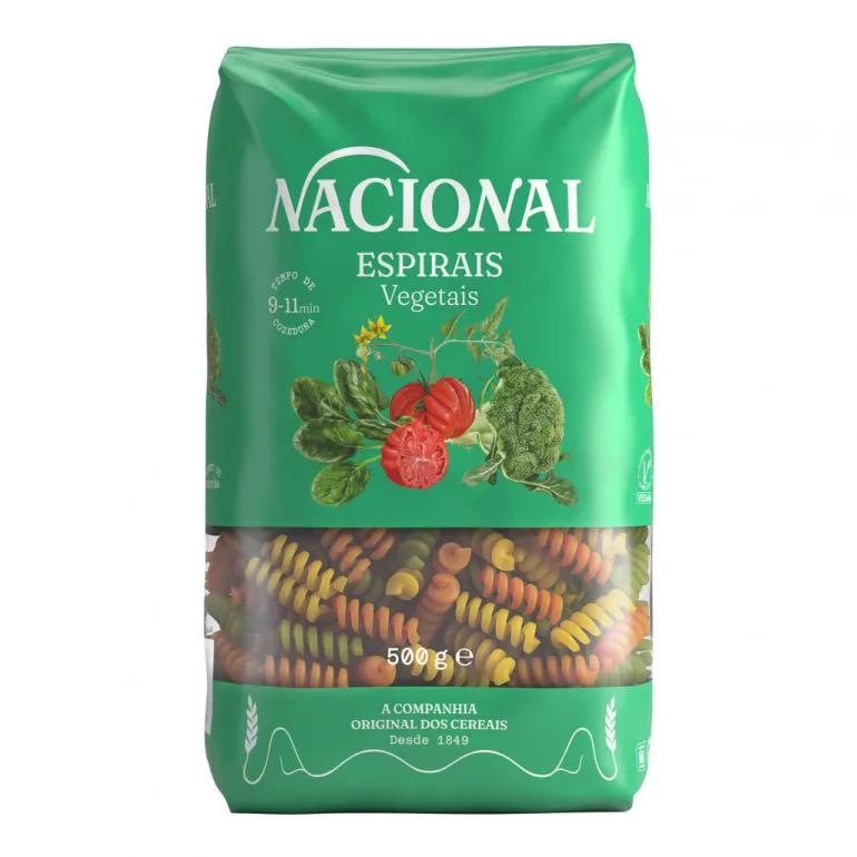 Massa Espirais com Vegetais