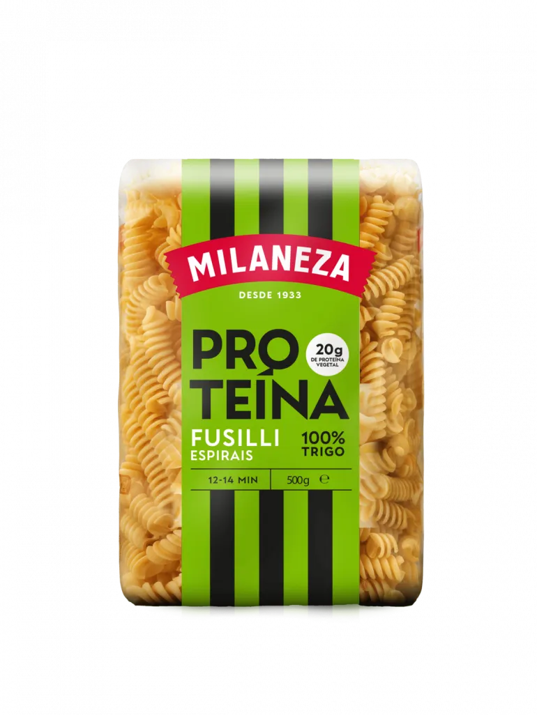 Massa Fusilli com Proteína