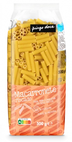 Massa Macarronete Riscado