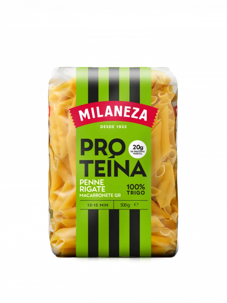 Massa Penne com Proteína