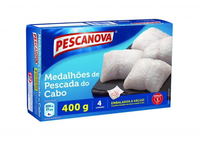 Medalhões de Pescada Congelados