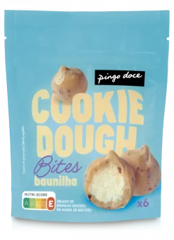 Mini Bolas de Gelado Cookie Dough Baunilha