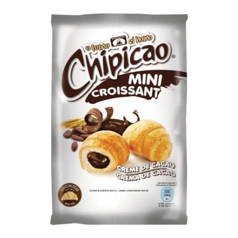 Mini Croissant com Creme de Cacau