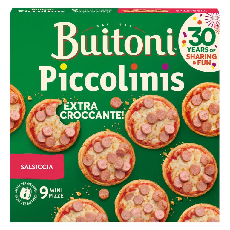 Mini Pizzas Piccolinis de Salsicha