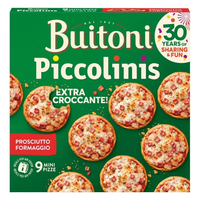Mini Pizzas Piccolinis Queijo e Fiambre