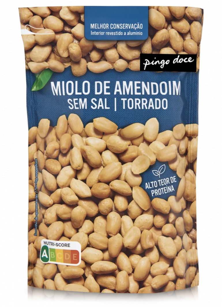 Miolo de Amendoim Torrado sem Sal