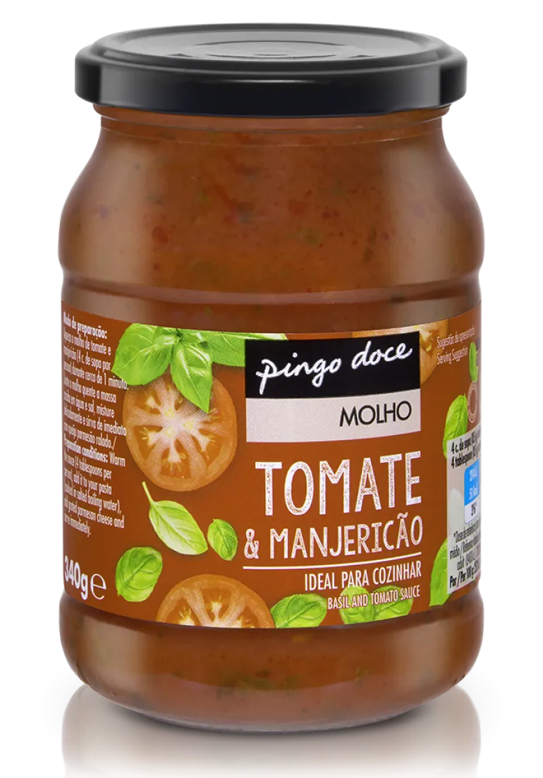 Molho de Tomate e Manjericão