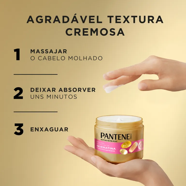 Máscara Active Nutri-Plex Caracóis Definidos Keratina