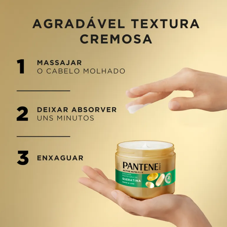Máscara Active Nutri-Plex Suave & Liso Queratina