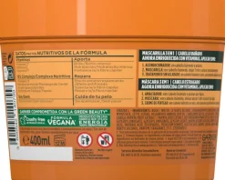 Máscara Fructis Hair Food Papaia Reparadora