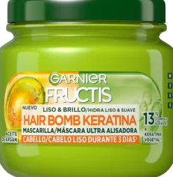 Máscara Fructis Hidra Liso e Suave Hair Bomb Keratina