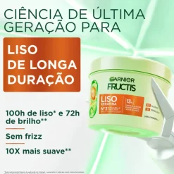 Máscara Fructis Liso Keratina