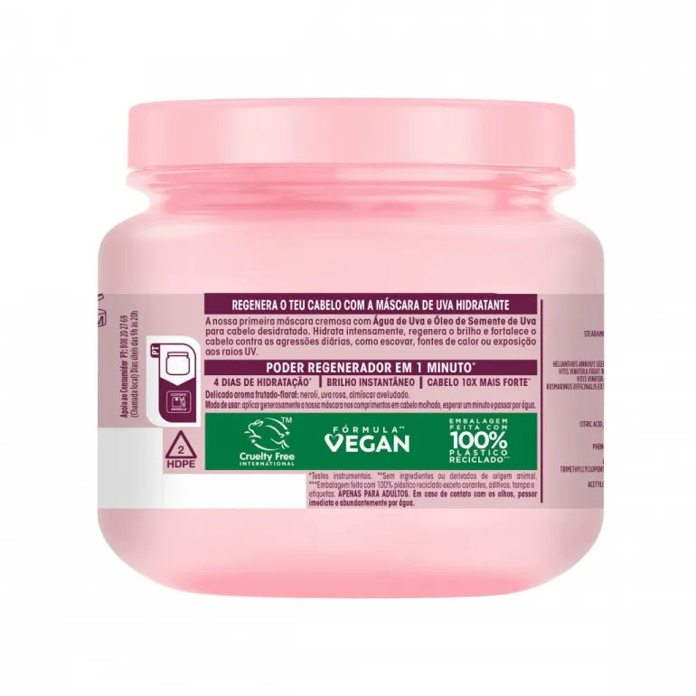 Máscara Ultra Suave Uva Hidratante Regeneradora