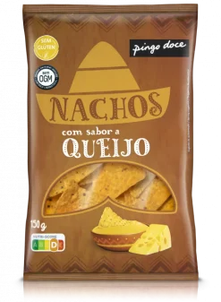 Nachos de Milho Sabor a Queijo