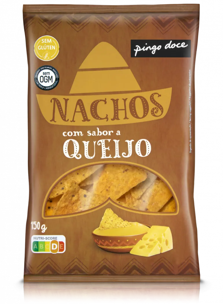 Nachos de Milho Sabor a Queijo