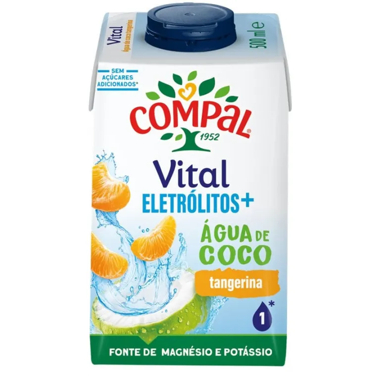 Néctar Eletrólitos + Água de Coco e Tangerina