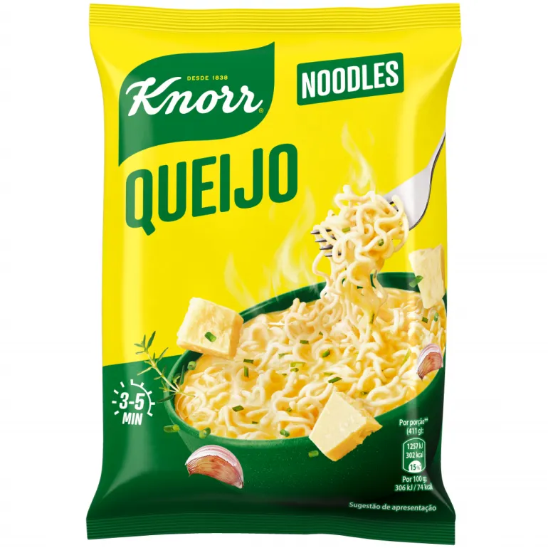 Noodles Atração de Queijo e Ervas