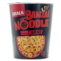 Noodles Banzai Sabor a Carne