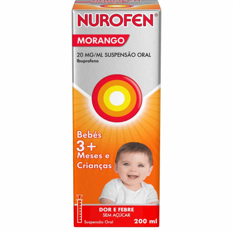 Nurofen Suspensão Oral Morango