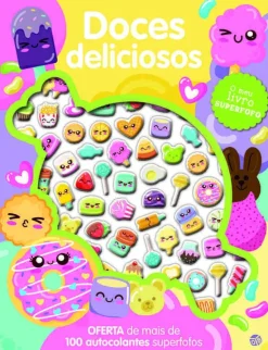 O meu livro superfofo com autocolantes - Doces Deliciosos