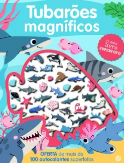 O meu livro superfofo com autocolantes - Tubarões Magníficos