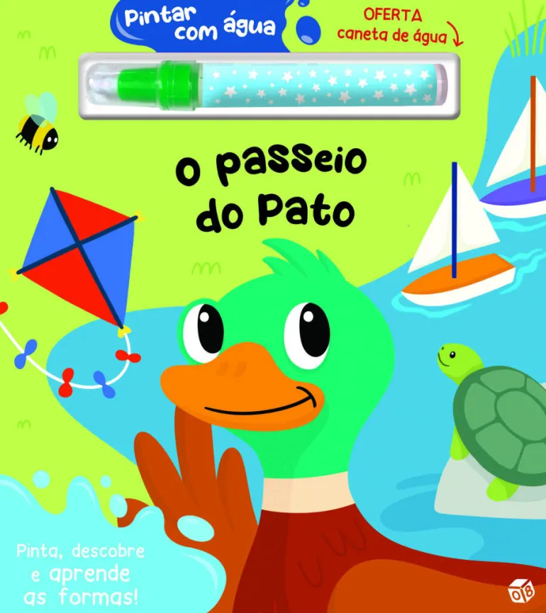 O Passeio do Pato - Livro para Pintar com Água