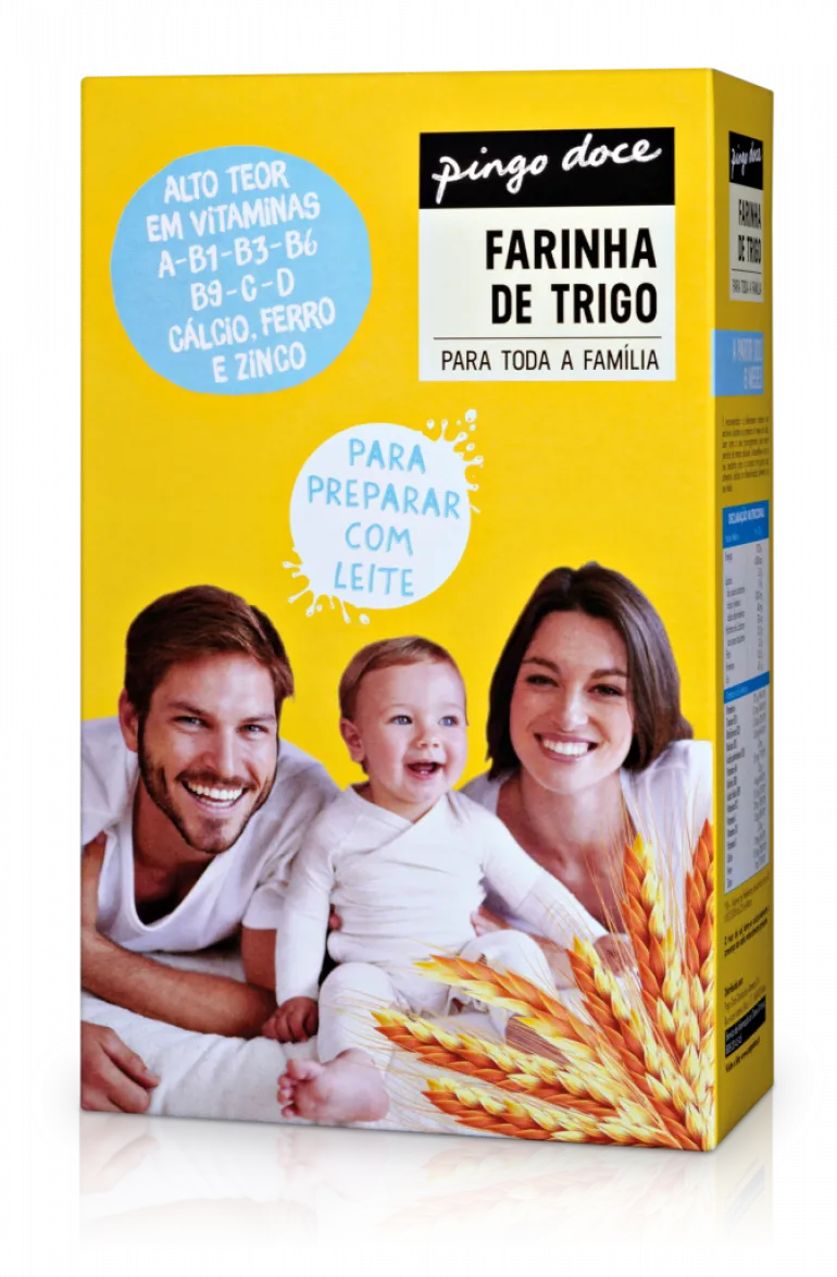 Papa Infantil Farinha de Trigo Não Láctea