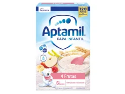 Papa Infantil Farinha Láctea 4 Frutas