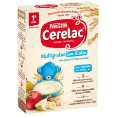 Papa Infantil Farinha Láctea Multifrutos