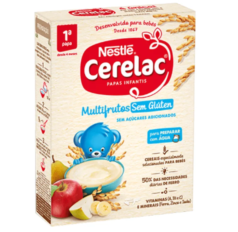 Papa Infantil Farinha Láctea Multifrutos
