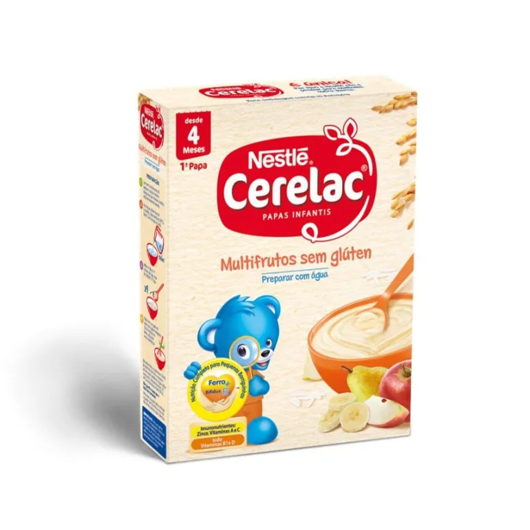 Papa Infantil Farinha Láctea Multifrutos