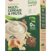 Papa Infantil Farinha Láctea Multicereais e Fruta Bio