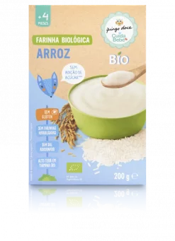 Papa Infantil Farinha Não Láctea de Arroz Bio